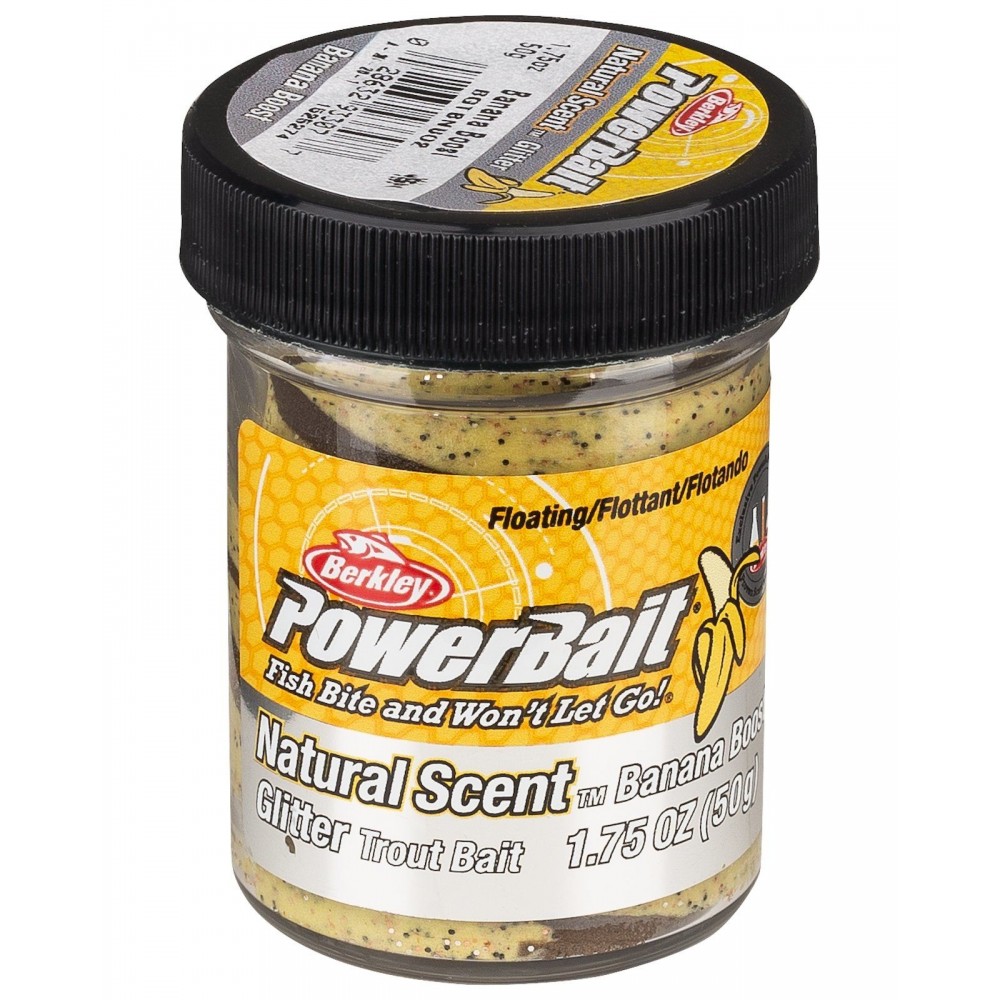 Berkley Powerbait Natural Scent Banana Boost Glitter 