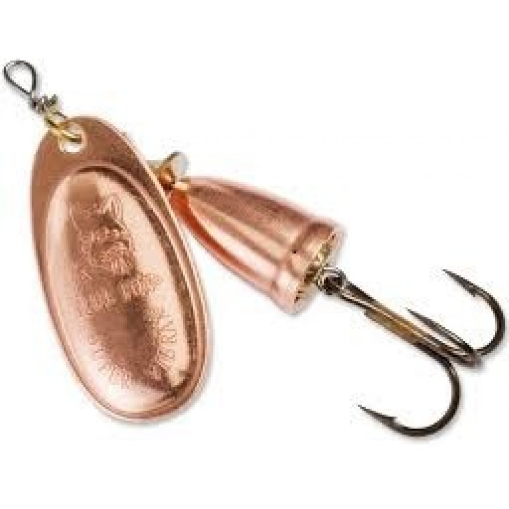 Vibrax Mid Depth Blue Fox Copper Super Spinner - Str 2