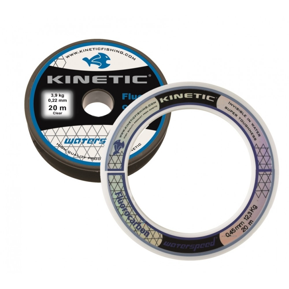 Kinetic Fluorocarbon 20 meter 0,45 mm 12,3 kg