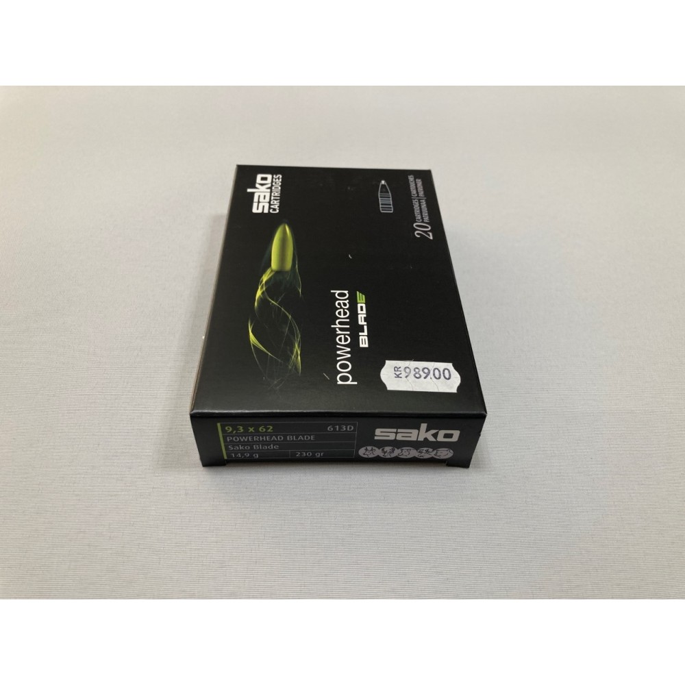 Sako Powerhead BLADE 9,3x62 14,9 gr (blyfri) 20 stk