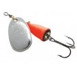 Vibrax Mid Depth Blue Fox Silver / Red Super Spinner - Str 2